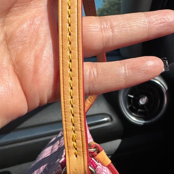 Dooney & Bourke Pink Embroidered Clutch - Picture 3 of 14